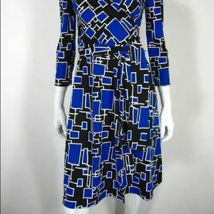 DKNY Wrap Long Sleeve Dress